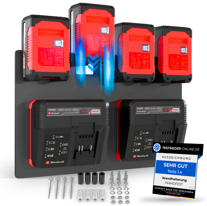 Wandhalterung für Einhell Akkus & Ladegeräte