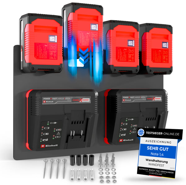 Wandhalterung für Einhell Akkus & Ladegeräte