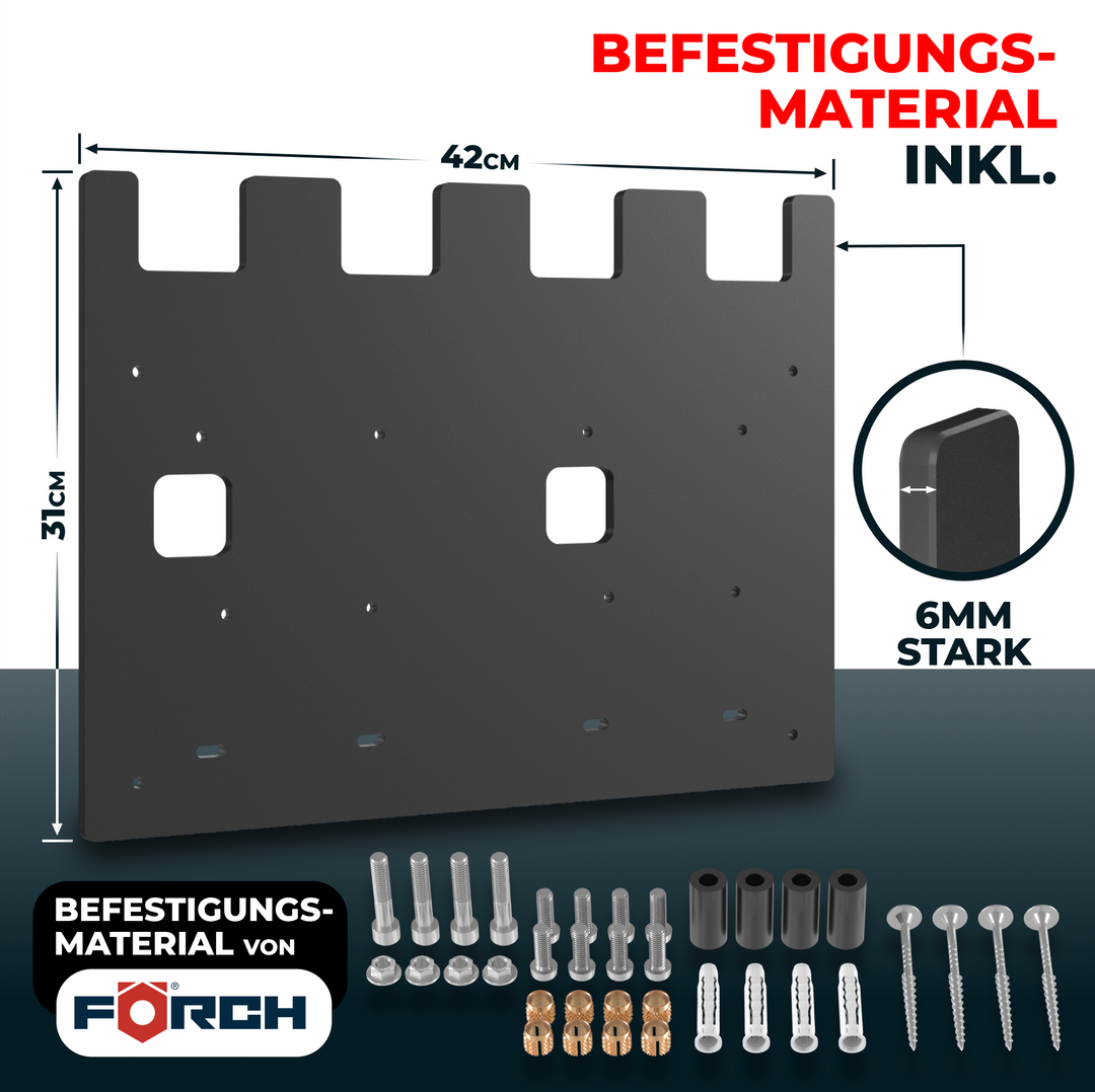 Wandhalterung für Bosch Akkus & Ladegeräte