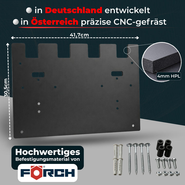 Wandhalterung für Parkside Akkus & Ladegeräte